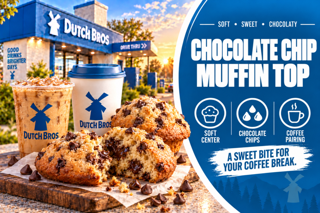 Dutch Bros Chocolate Chip Muffin Top