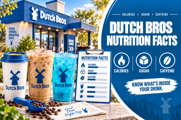 Dutch Bros Nutrition Facts